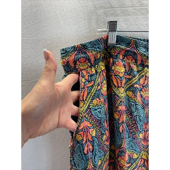 Anthropologie Pajama Pants  Animal Print 2X butterflies multicolor modal pockets - Picture 3 of 10